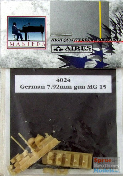 ARS4024 1:48 Aires German 7.92mm Gun MG 15 #4024