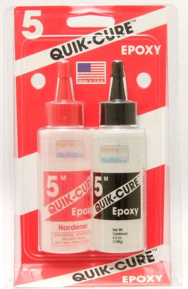 SBMBSI201 SB Models Quik-Cure Epoxy Glue 5 min 4.5oz