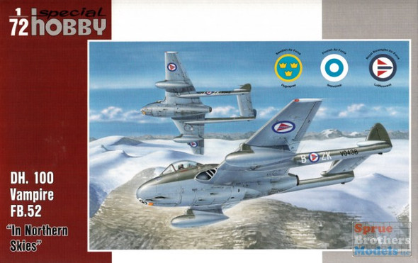 SPH72281 1:72 Special Hobby DH.100 Vampire "In Northern Skies"