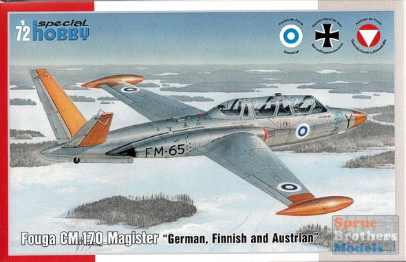 SPH72373 1:72 Special Hobby Fouga CM.170 Magister 'German, Finnish and Austrian'