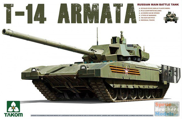 TAK02029 1:35 Takom T-14 Armata Russian Main Battle Tank