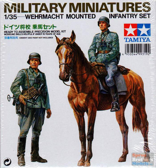 TAM35053 1:35 Tamiya Wehrmacht Mounted Infantry Figure Set