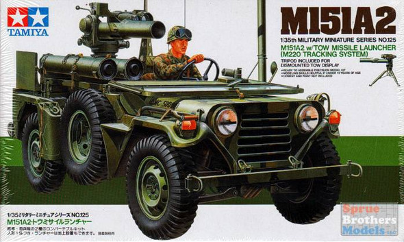 TAM35125 1:35 Tamiya M151A2 with TOW Missile Launcher