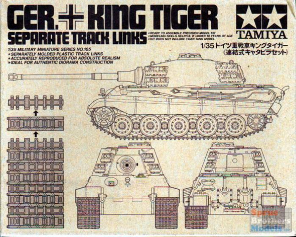 TAM35165 1:35 Tamiya King Tiger Separate Track Links Set