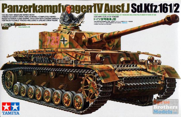 TAM35181 1:35 Tamiya Panzerkampfwagen IV Ausf J Sd Kfz 161/2 #35181