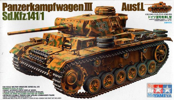 TAM35215 1:35 Tamiya Panzer III Ausf L Sd Kfz 141/1 #35215