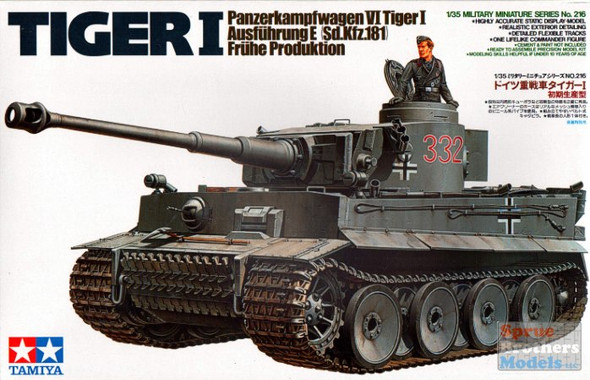 TAM35216 1:35 Tamiya Tiger I Sd Kfz 181 Fruhe Production #35216