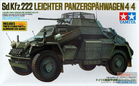 TAM35270 1:35 Tamiya Sd.Kfz.222 Panzerspahwagen