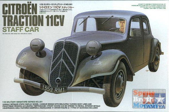 TAM35301 1:35 Tamiya Citroen Traction 11CV - Staff Car #35301