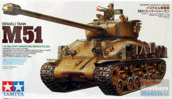 TAM35323 1:35 Tamiya Israeli Tank M51 #35323