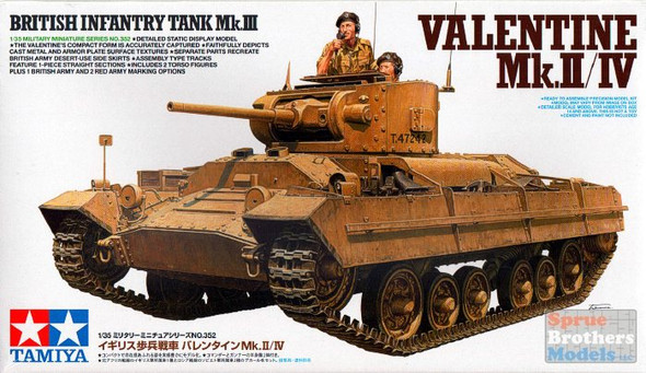 TAM35352 1:35 Tamiya British Infantry Tank Valentine Mk.II/IV
