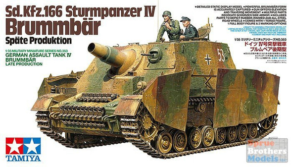 TAM35353 1:35 Tamiya Sd.Kfz.166 Sturmpanzer IV Brummbar Late Production