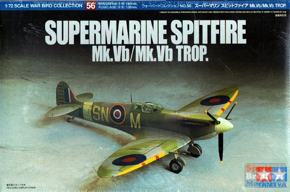TAM60756 1:72 Tamiya Supermarine Spitfire Mk.Vb / Mk.Vb Trop