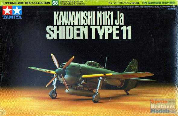 TAM60768 1:72 Tamiya Kawanishi N1K1-Ja Shiden Type 11