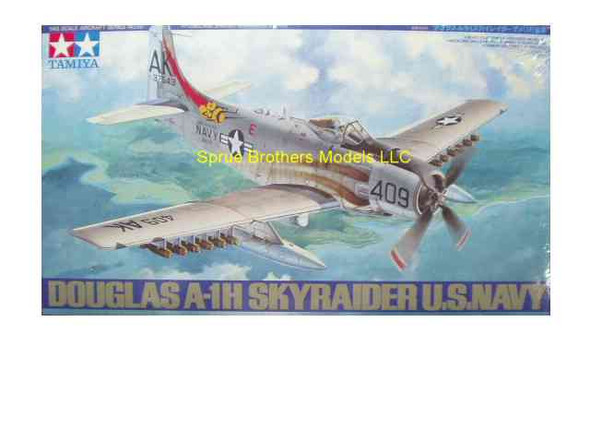 TAM61058 1:48 Tamiya Douglas A-1H Skyraider US Navy AD-6 #61058