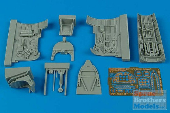 ARS4418 1:48 Aires Cockpit - Spitfire Mk V (HAS kit) #4418