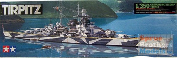 TAM78015 1:350 Tamiya German Battleship Tirpitz #78015