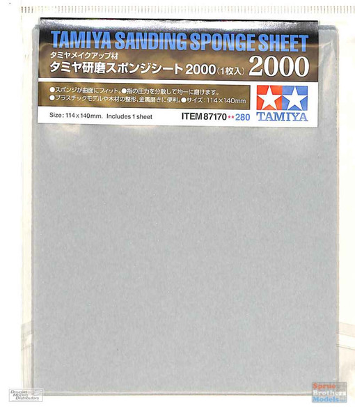 TAM87170 Tamiya Sanding Sponge Sheet - 2000