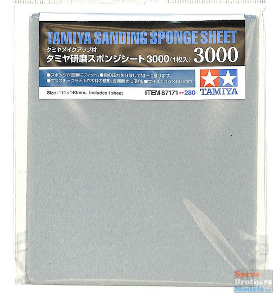TAM87171 Tamiya Sanding Sponge Sheet - 3000