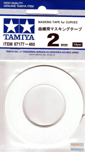 TAM87177 Tamiya Masking Tape for Curves - 2mm