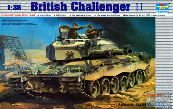 TRP00308 1:35 Trumpeter British Challenger II Main Battle Tank