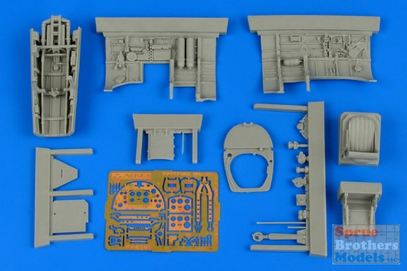 ARS4596 1:48 Aires Spitfire Mk IXc Cockpit Set (EDU kit)