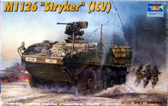 TRP00375 1:35 Trumpeter M1126 Stryker ICV Infantry Carrier Vehicle #375