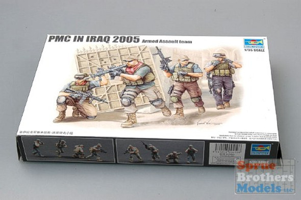 TRP00419 1:35 Trumpeter PMC (Private Military Company) Fire Movement Team in Iraq Figure Set #419