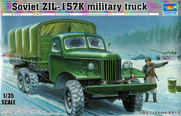 TRP01003 1:35 Trumpeter Soviet ZIL-157K Military Truck