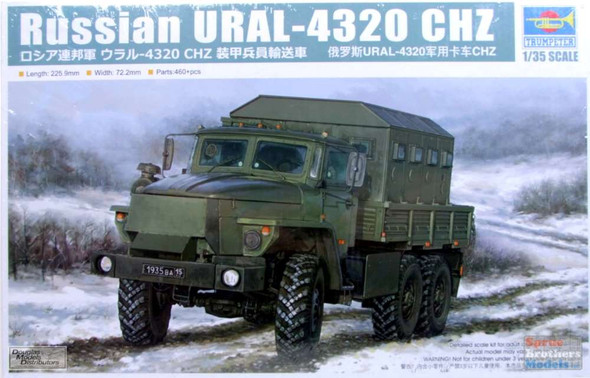 TRP01071 1:35 Trumpeter Russian URAL-4320 CHZ