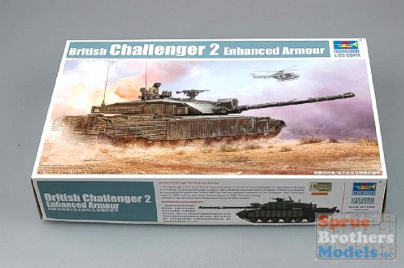 TRP01522 1:35 Trumpeter British Challenger II Main Battle Tank with Anti-Heat Guards