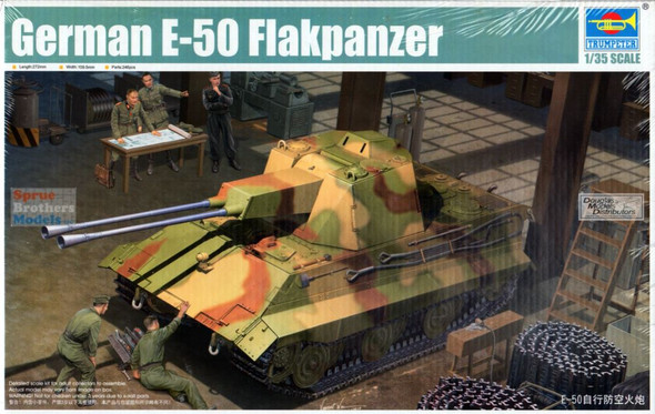 TRP01537 1:35 Trumpeter German E-50 Flakpanzer