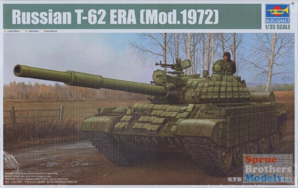 TRP01556 1:35 Trumpeter Russian T-62 ERA Mod 1984 (Mod 1972)