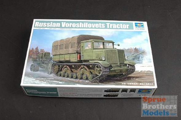 TRP01573 1:35 Trumpeter Russian Voroshilovets Heavy Artillery Tractor #1573