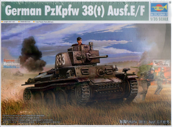 TRP01577 1:35 Trumpeter German PzKpfw 38(t) Ausf E/F