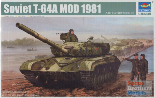 TRP01579 1:35 Trumpeter Soviet T-64A Mod 1981