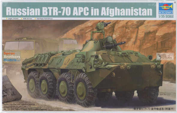 TRP01593 1:35 Trumpeter Russian BTR-70 APC in Afghanistan
