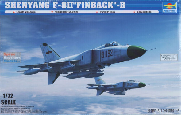 TRP01610 1:72 Trumpeter Shenyang F-8II Finback-B