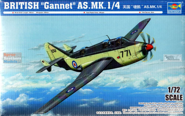 TRP01629 1:72 Trumpeter British Fairey Gannet A.S. Mk.1/4