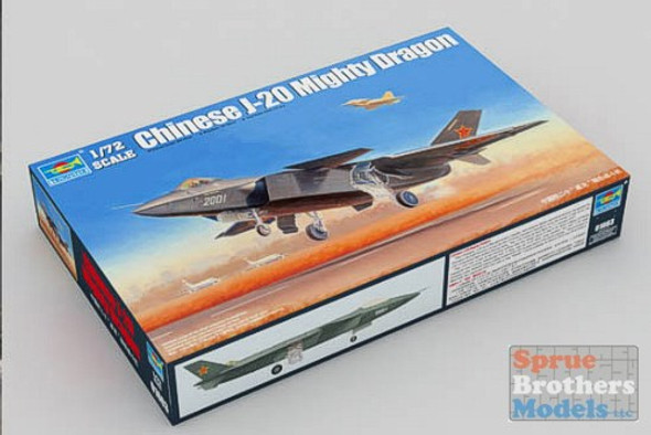 TRP01663 1:72 Trumpeter Chinese J-20 Mighty Dragon #1663