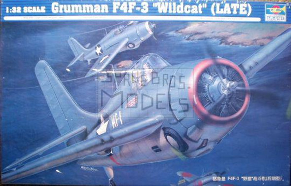 TRP02225 1:32 Trumpeter F4F-3 Wildcat Fighter (Late Variant) #2225