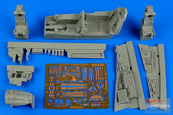 ARS4650 1:48 Aires F-4J F-4S Phantom II Cockpit Set (ACA kit)