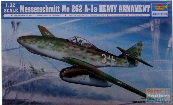 TRP02260 1:32 Trumpeter Messerschmitt Me-262A-1a Heavy Armament