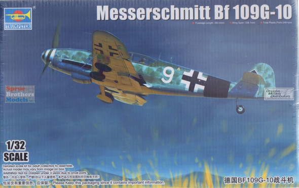 TRP02298 1:32 Trumpeter German WWII Messerschmitt Bf 109G-10