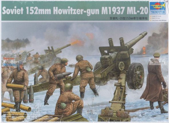 TRP02315 1:35 Trumpeter Soviet 152mm Howitzer M1937 ML-20