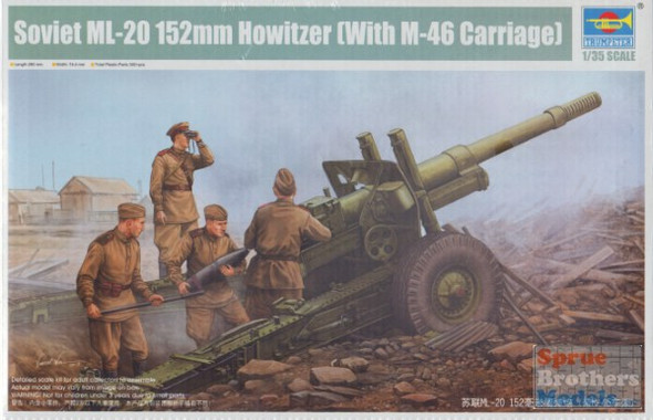 TRP02324 1:35 Trumpeter Soviet ML-20 152mm Howitzer (with M-46 Carriage)