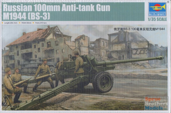 TRP02331 1:35 Trumpeter Russian 100mm Anti-Tank Gun M1944 (BS-2)