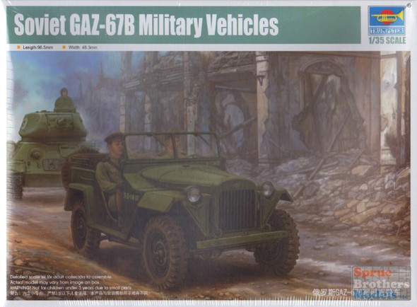 TRP02346 1:35 Trumpeter Soviet GAZ-67B Military Vehicles