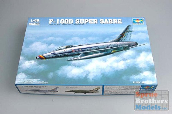 TRP02839 1:48 Trumpeter F-100D Super Sabre Fighter #2839