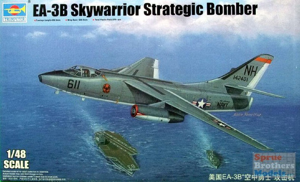 TRP02871 1:48 Trumpeter EA-3B Skywarrior Strategic Bomber
